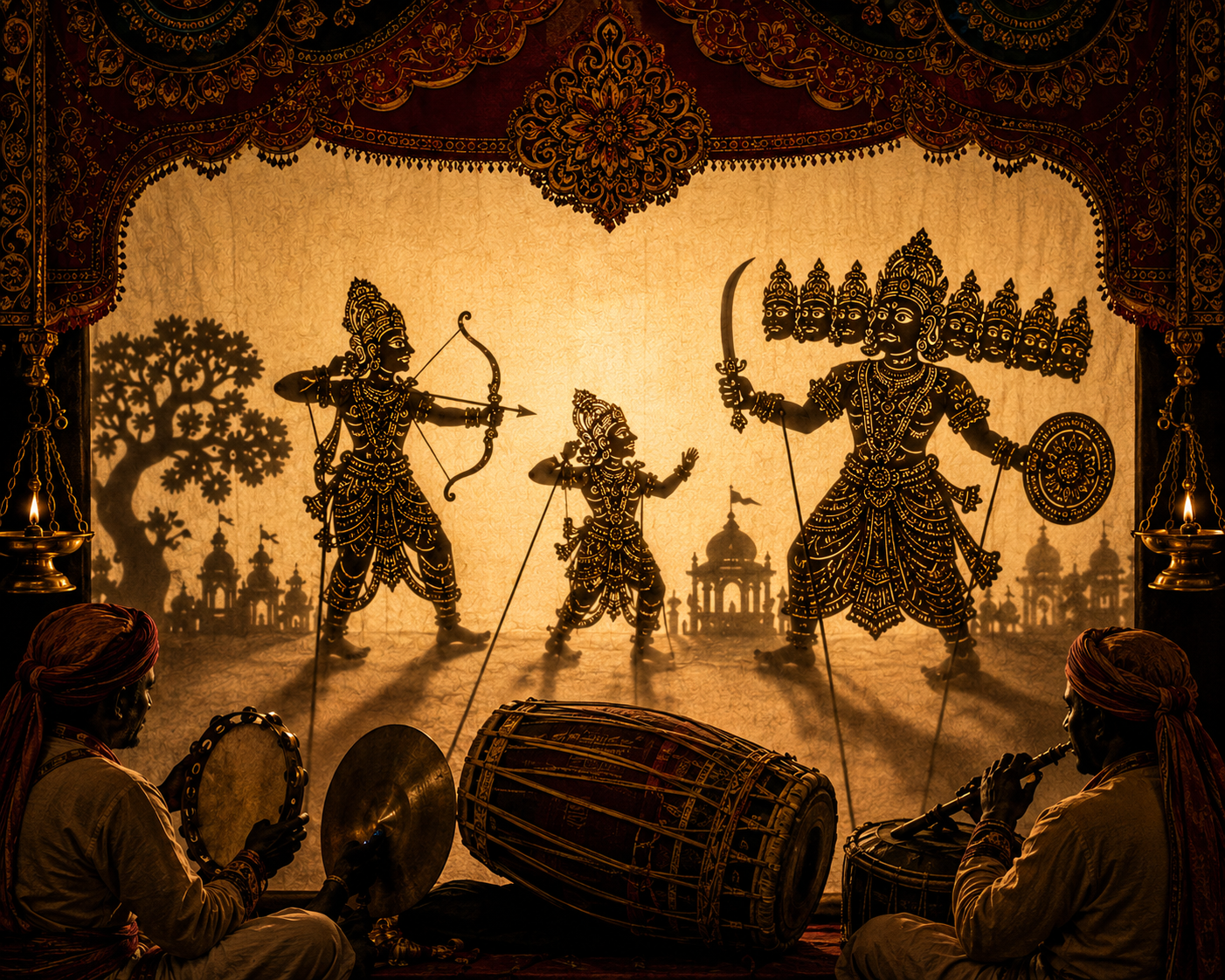Ravana Chhaya Puppet Craft